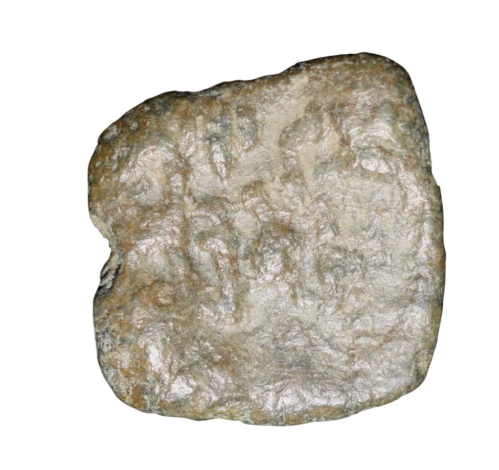 Lead Unit of Kumar Gupta I(AD 414-455) of Gupta Dynasty 'Garuda' Type Very Rare