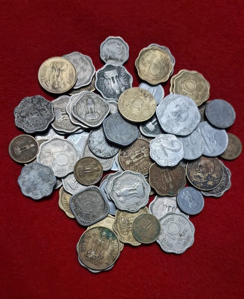 1 PAISA,2 PAISA,3 PAISA,5 PAISA,10 PAISA,20 Paisa MIX SLOT of 60++ Coins