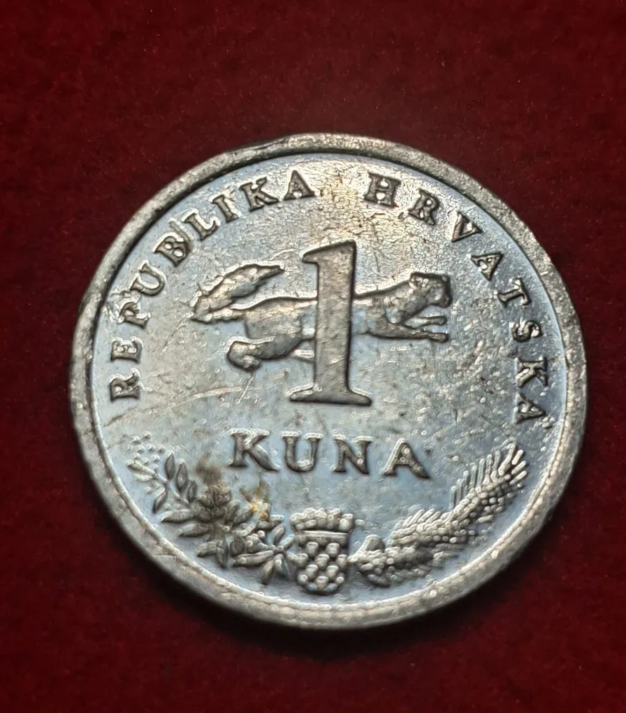 Crotia 1 KUNA Coin