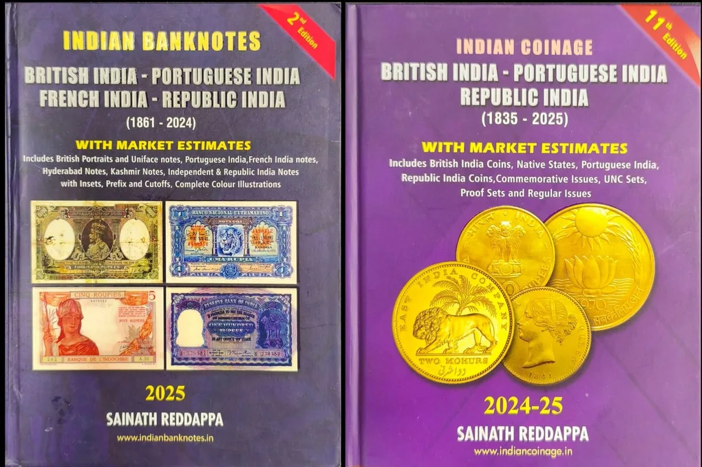 Indian Coinage Book 2025 11th Edition and Indian Banknotes Book 2025 2nd Edition Combo Offer