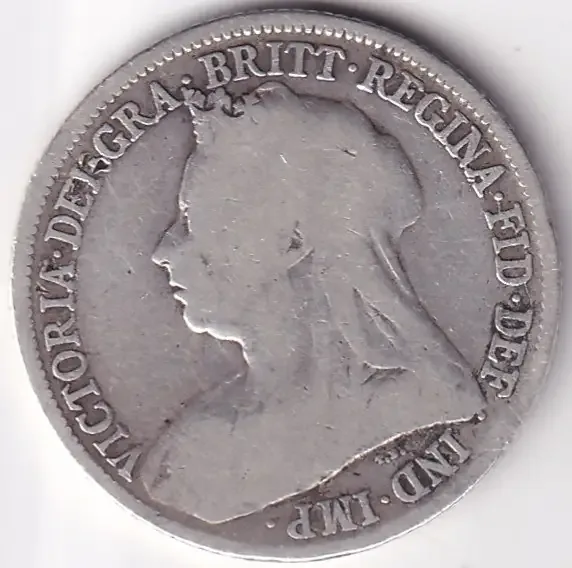 United Kingdom 1 Shilling 1898 Victoria Silver Ex Rare Coin