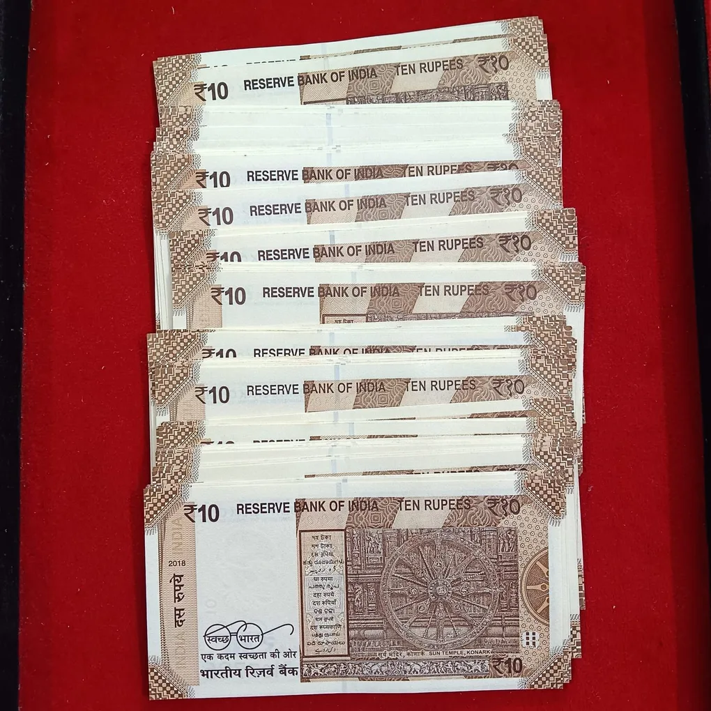 Ten Rs Holy Number Notes Ending 786 Gem Unc Condition 113 Pcs Given