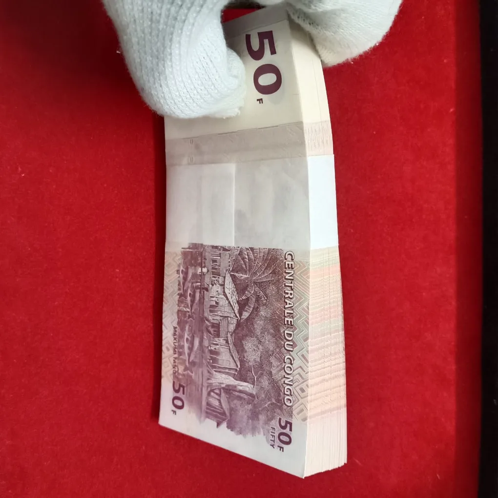 50 F Francs Central Bank oF Congo Ending 786 Note 6757701