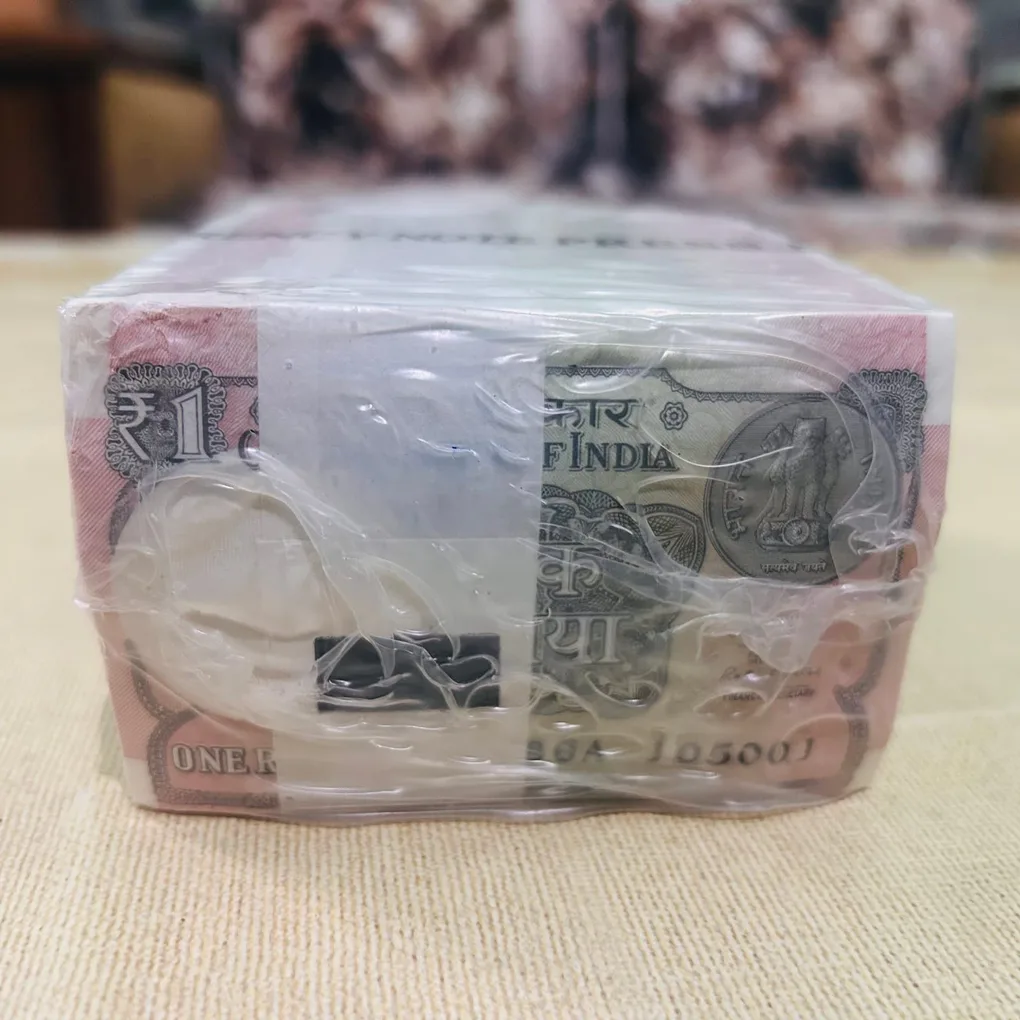 DAM Cheap Sale❤️🤑 1 Rupee RIM Year 2016 Total 10 Bundle New Fresh 1000 Notes RIB Sealed Packed RIM at Lowest Price