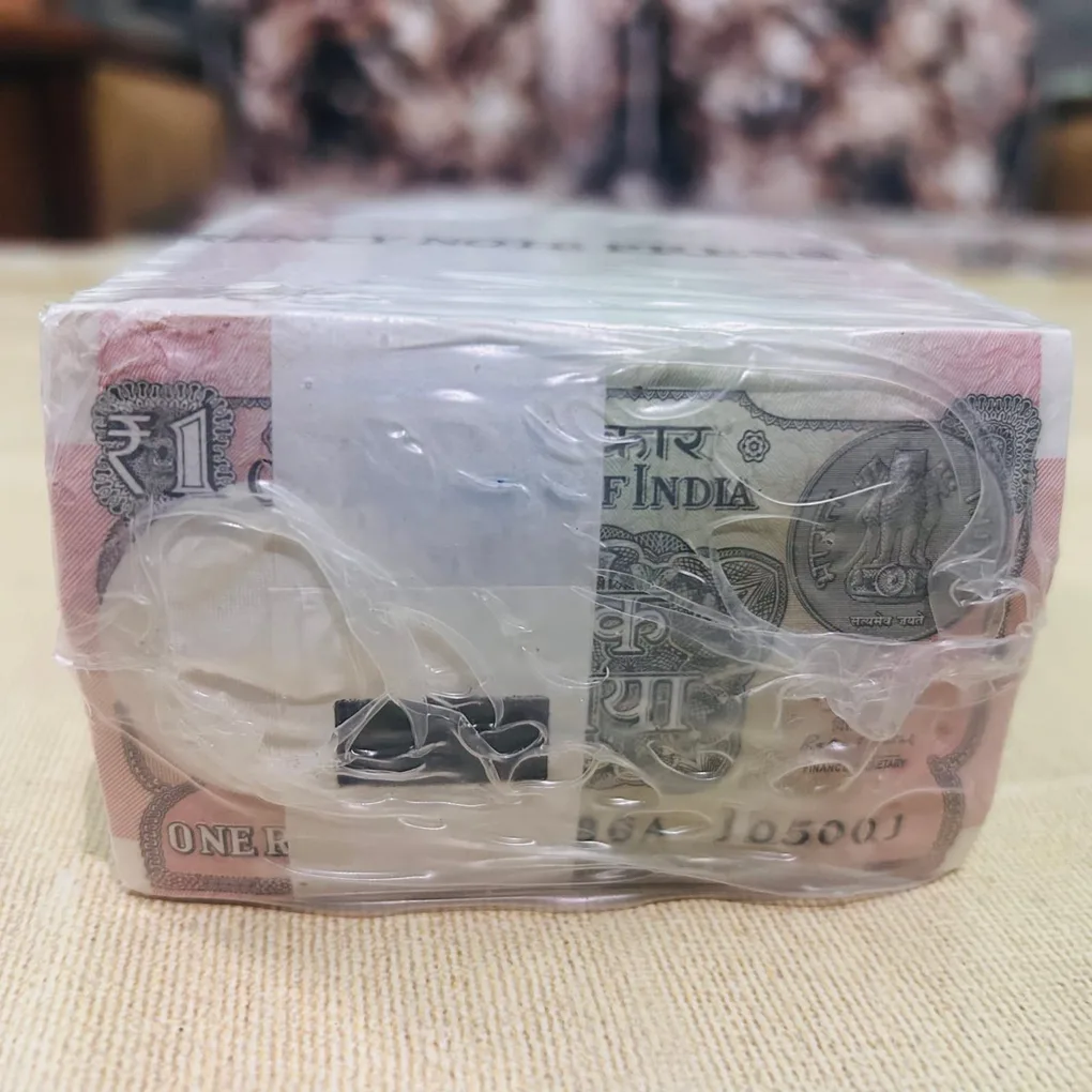 DAM Cheap Sale❤️🤑 1 Rupee RIM Year 2016 Total 10 Bundle New Fresh 1000 Notes RIB Sealed Packed RIM at Lowest Price
