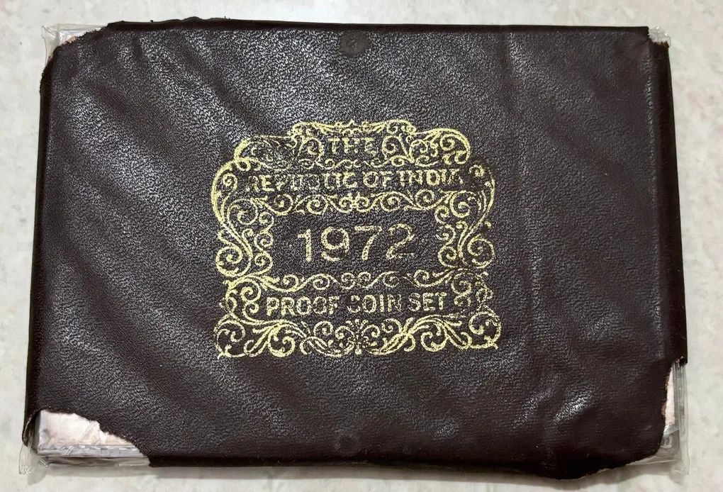 Rare 1972 Proof Set Broken Glass and Damage Cover with COA