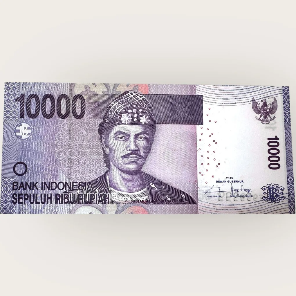 Indonesia 10000 Rupiah Low Serial 2015 Issue Gem UNC 999999 Unique and Rare