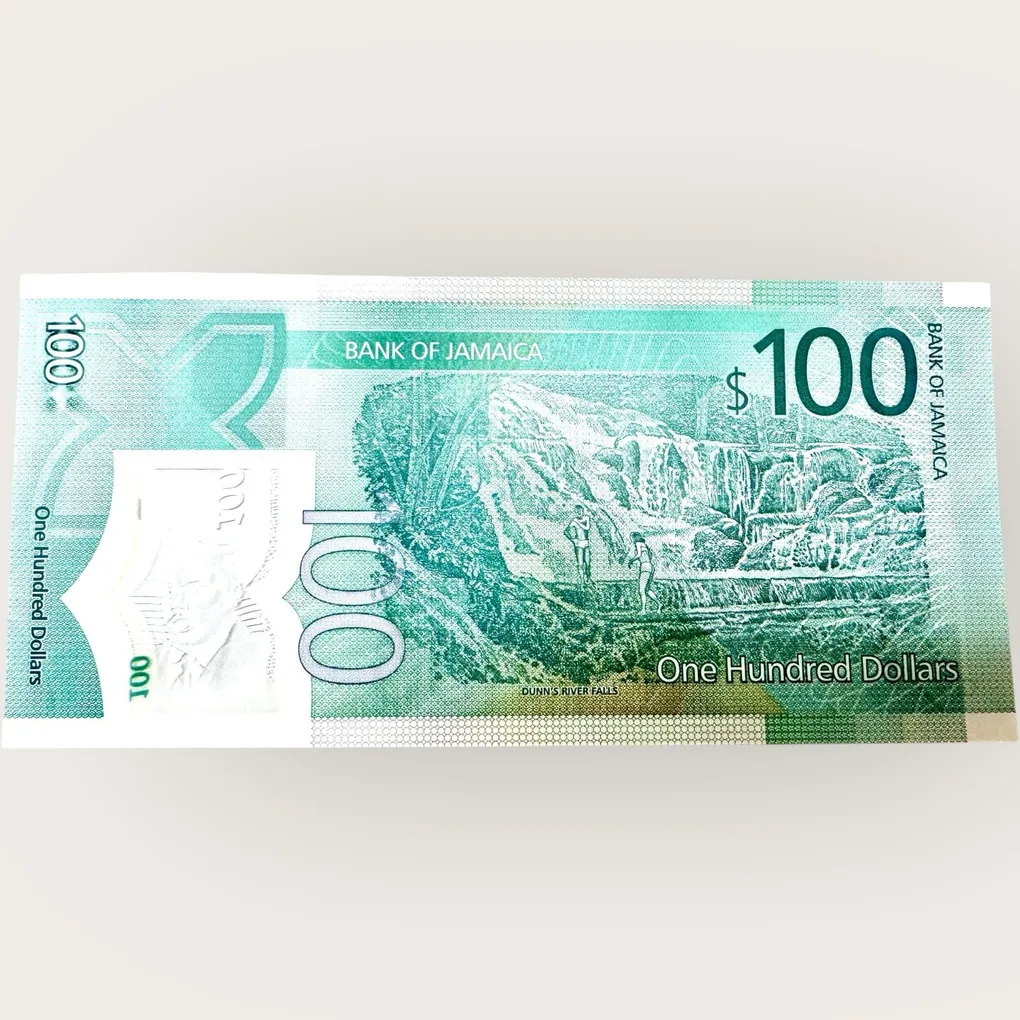 Jamaica Polymer 100 Dollars Issue World Banknote Ending 786 Series