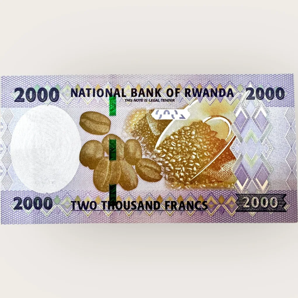 Rwanda 2000 Francs World Banknote Ending 786 Series Unique and Rare