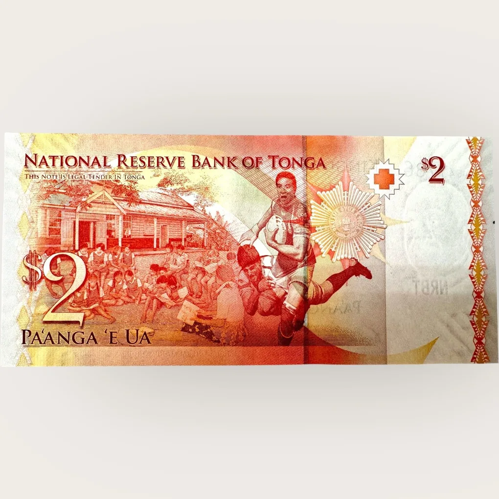 Tonga 2 Paanga Issue World Banknote Ending 786 Series