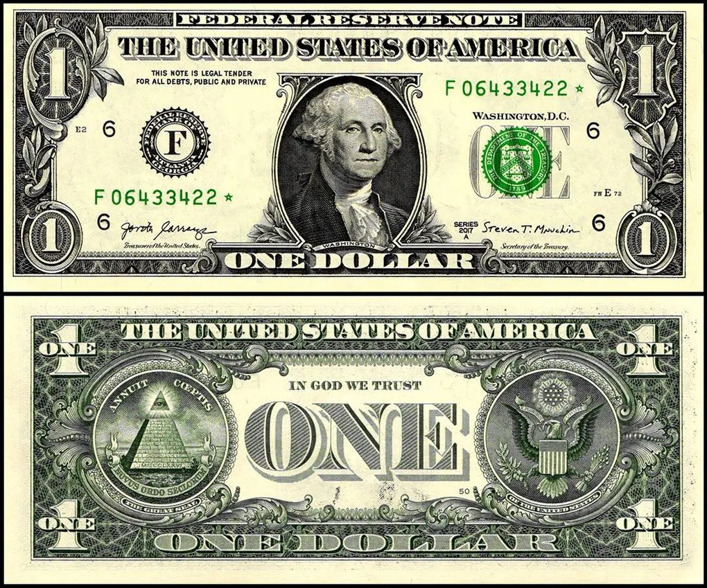 USA 1 Dollar Issue UNC Unique World Banknote Collection Unique And Rare Star Replacement Issue