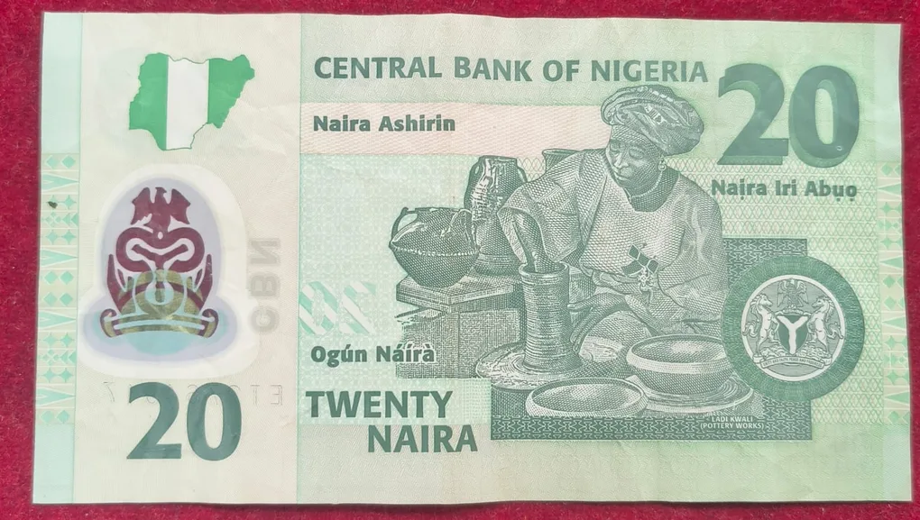 Nigeria 20 Naira Rare Note # B-2
