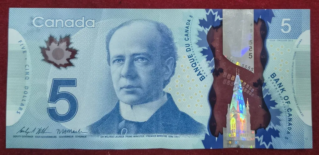 Canada 5 Dollars Rare Note # B-2