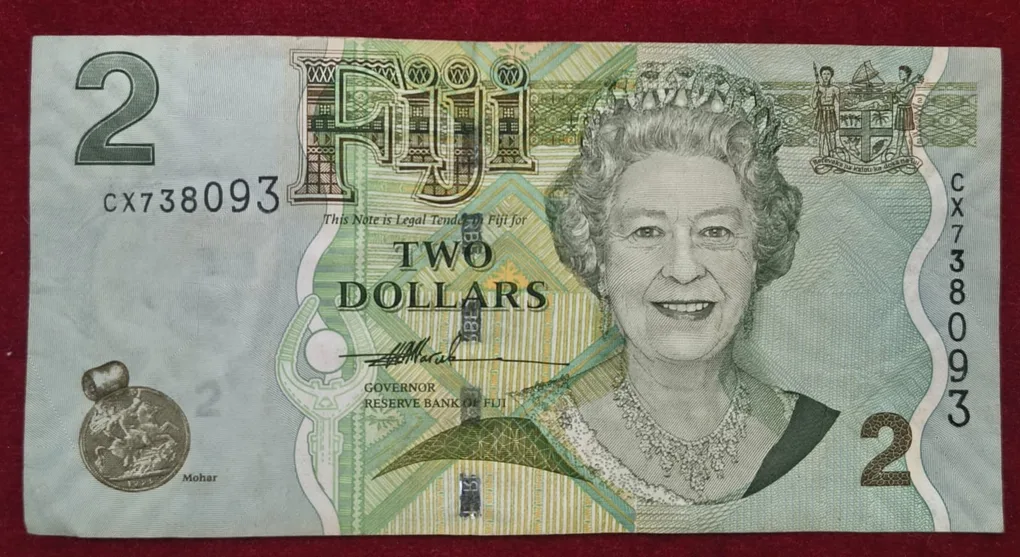 FIJI 2 Dollars Rare Note # B-2
