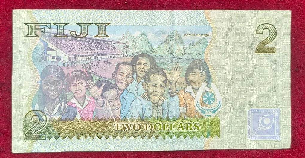FIJI 2 Dollars Rare Note # B-2