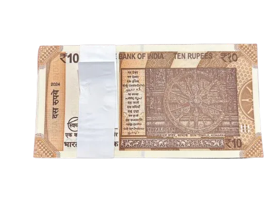 New Bundle of 10 Rupees 2025 Year 100 Notes Serial Wise