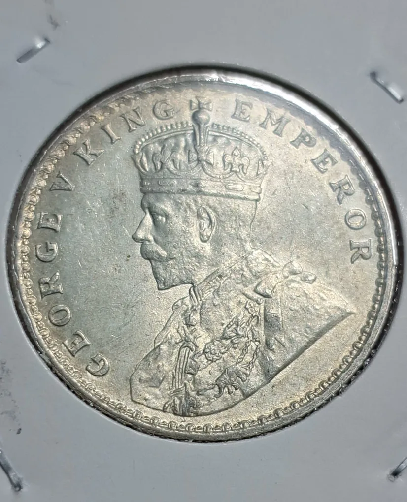 One Rupee 1920 Coin UNC Condition George V King Emperor Coin