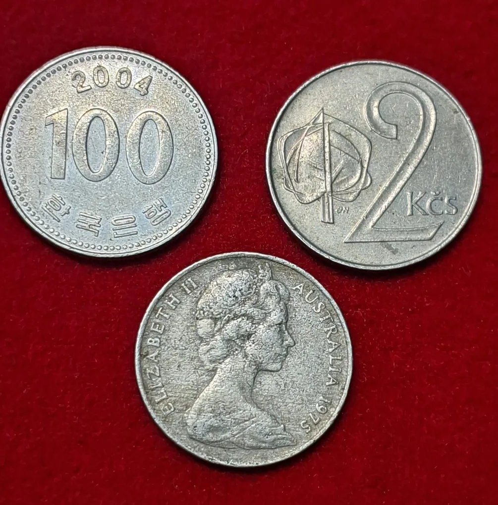 3 Forign Coins Set