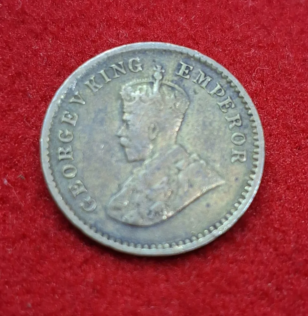 1/12 Anna 1933 George V King Emperor Coin
