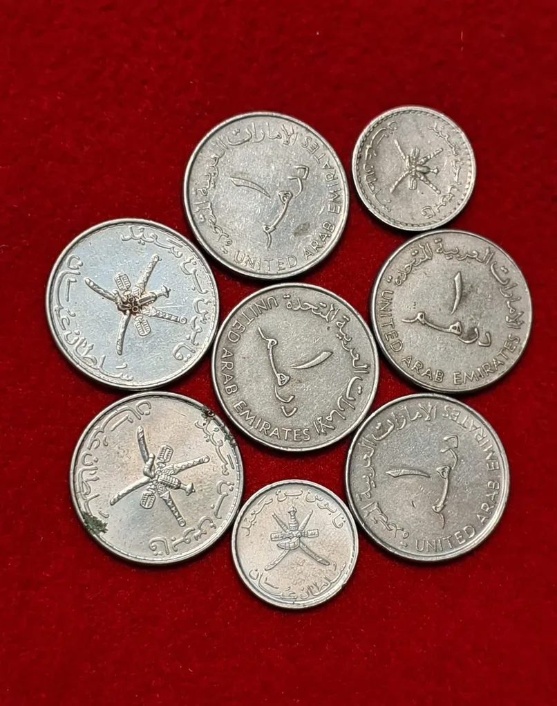 Foreign 8 Coins