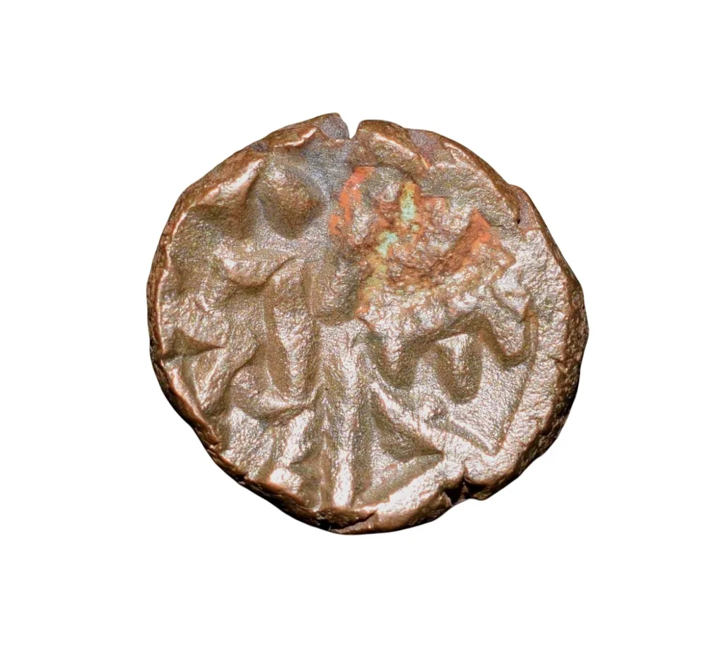 Copper Kakani of Ganapati Naga(c. 3rd Cen. AD) of Nagas Dynasty from Padmavati Bull Type