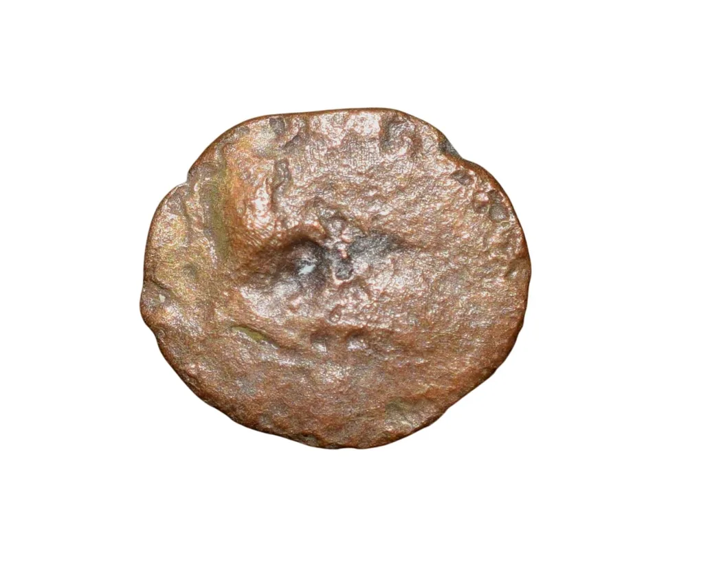 Copper Coin of Ramagupta (AD 375-376) of Gupta Dynasty - Lion Type