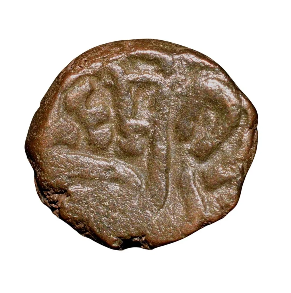 Copper Kakani of Ganapati Naga(c. 3rd Cen. AD) of Nagas Dynasty from Padmavati Bull Type