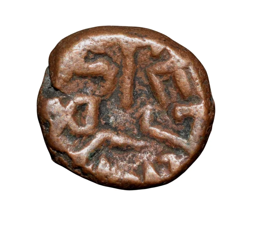 Copper Kakani of Ganapati Naga(c. 3rd Cen. AD) of Nagas Dynasty from Padmavati Bull Type