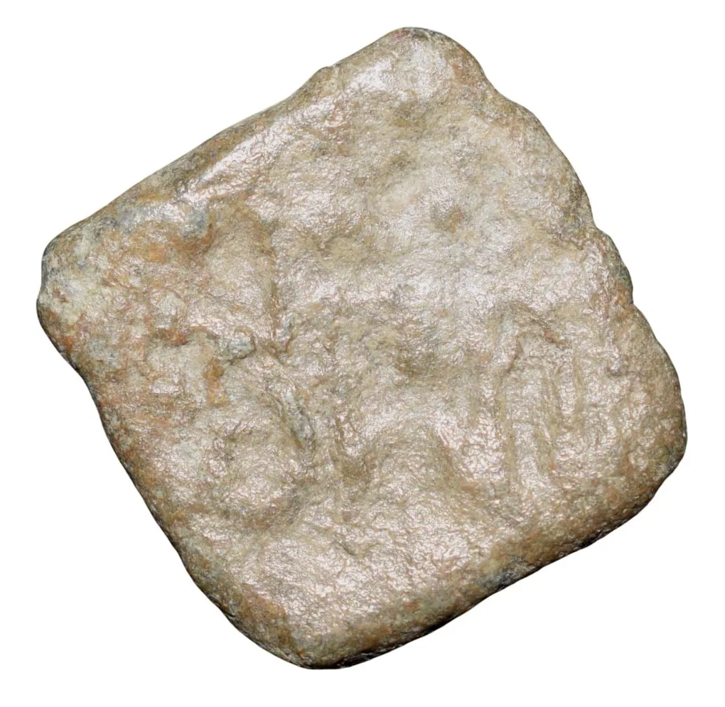 Lead Unit of Kumar Gupta I(AD 414-455) of Gupta Dynasty 'Garuda' Type Very Rare