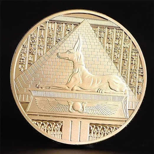 Egypt Death Protector Anubis God of Death Challenge Coin