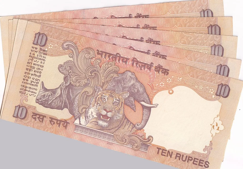 YV Reddy 10 Rupees 786 Ending Unc 5 Notes Lot