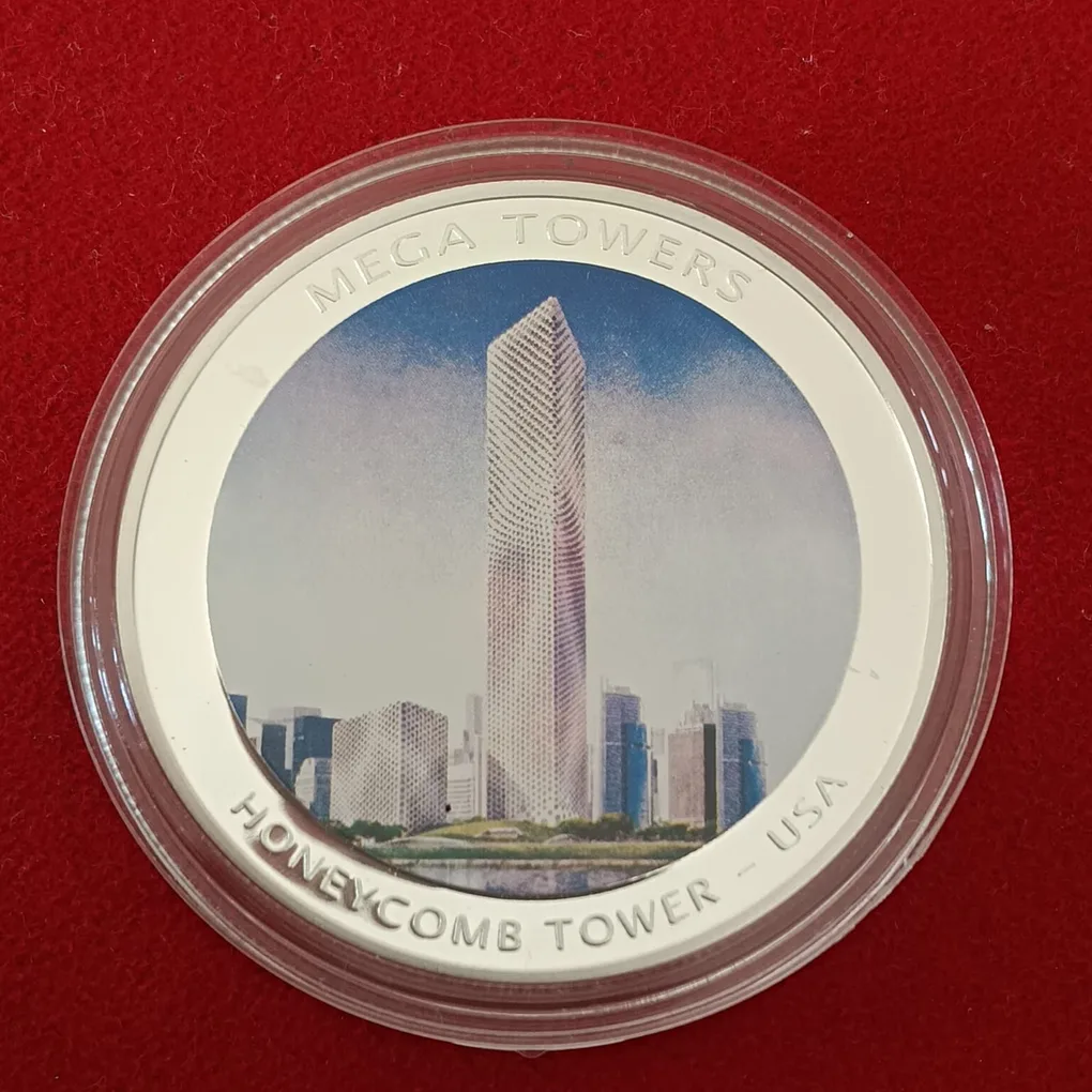 Republic of Mozambique South African Country Mega Towers Honey Comb Tower USA 2010 Year