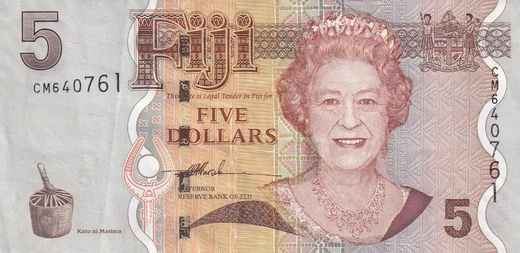 FIJI 5 Dollar Rare Note # B-2