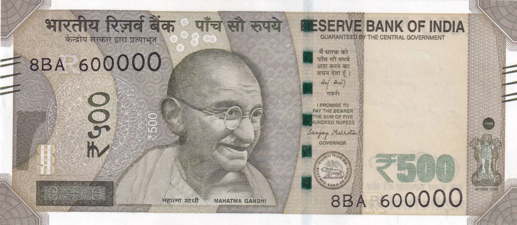 600000 Fancy Number 500 Rupees GEM UNC Rare Note