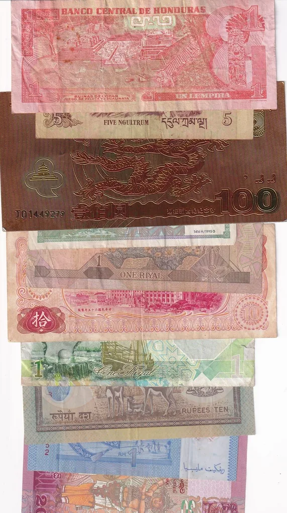 10 Different World Note Rare ( 10 PCE LOTT )