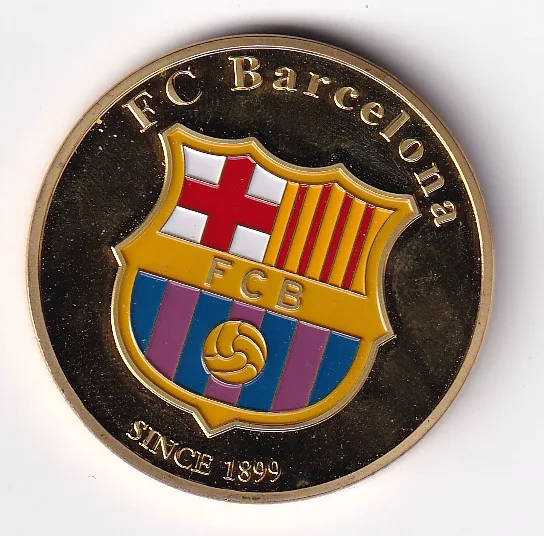Lionel Messi FC 10 Barcelona World Cup Gold Coin Argentina Gold plated medallion Rare Coin # Z- 1331