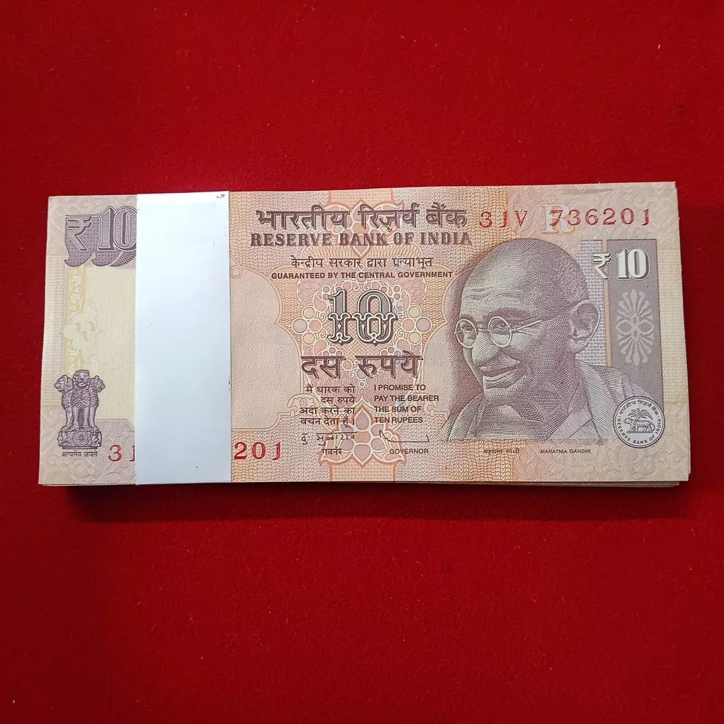 Ten Rs Old Rare Gandhi Bundle Governor D.Subbarao Gem Unc Condition 2012 Year 736201