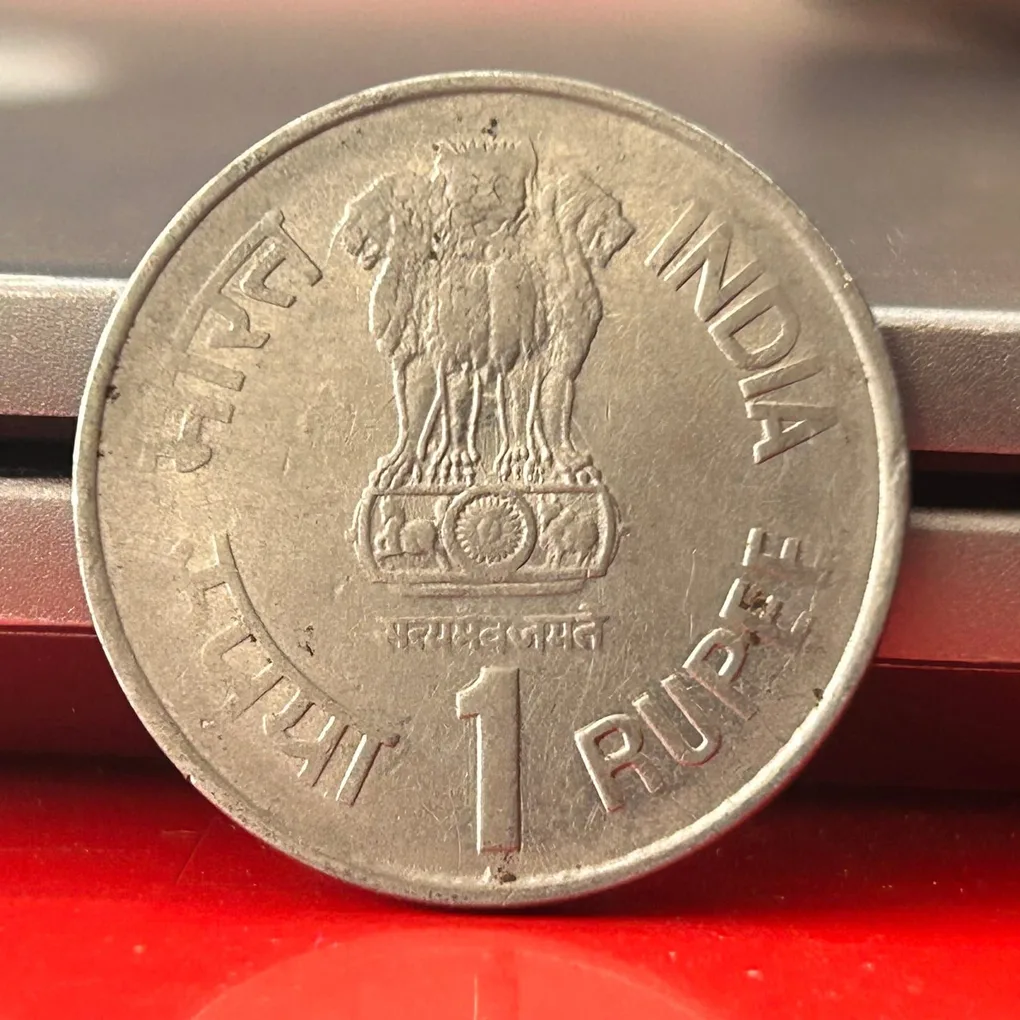 One Rupee Saint Dnyaneshwar 1274-1295 AD 1999 Commemorative Coin Calcutta Mint 1 Rs