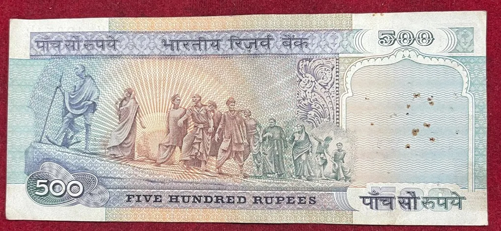 500 Rupees Dandi Issue Governor B.Venkitaramanan Rare Note
