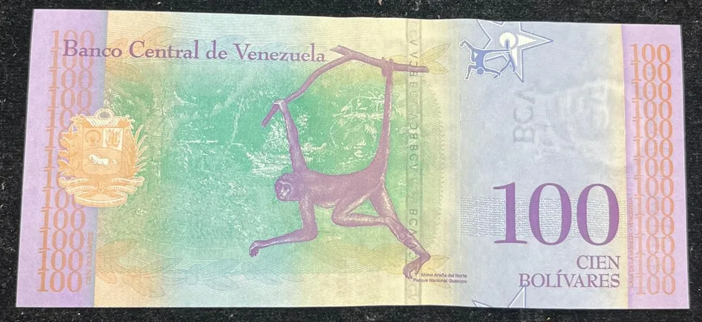 Venezuela 100 Bolívares GEM UNC Rare Note