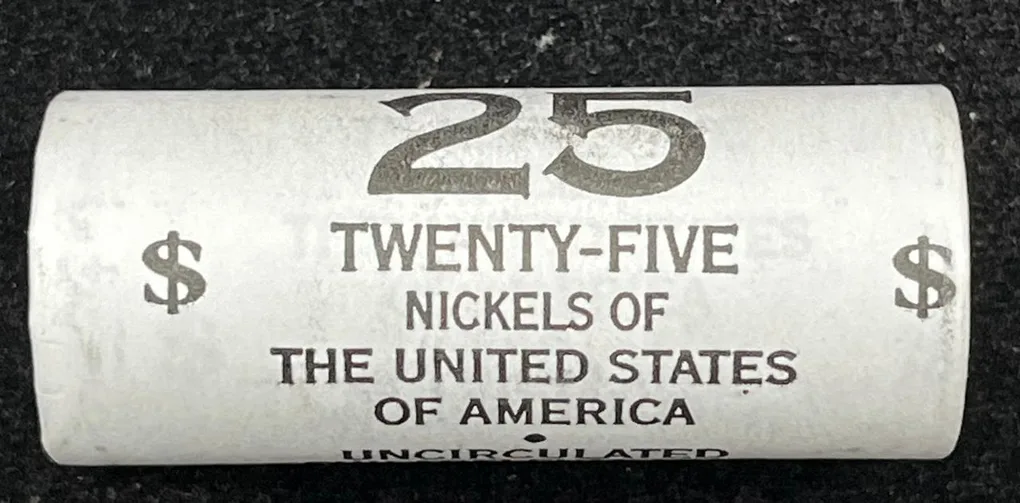 America 5 Cent Uncirculated Philabelphia Mint ROLL Mint 25 PIC Lowest PCS