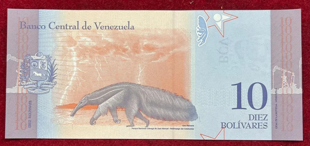 Venezuela 10 Bolívares GEM UNC Rare Note