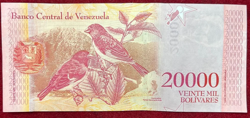 Venezuela 20000 Bolivares GEM UNC Rare Note