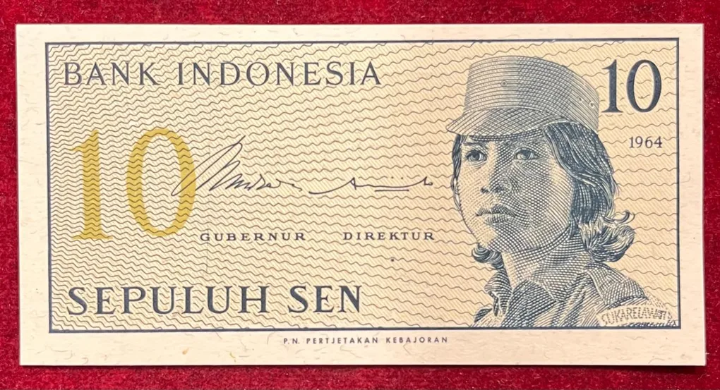 Indonesia 10 Sepuluh GEM UNC Bank Note