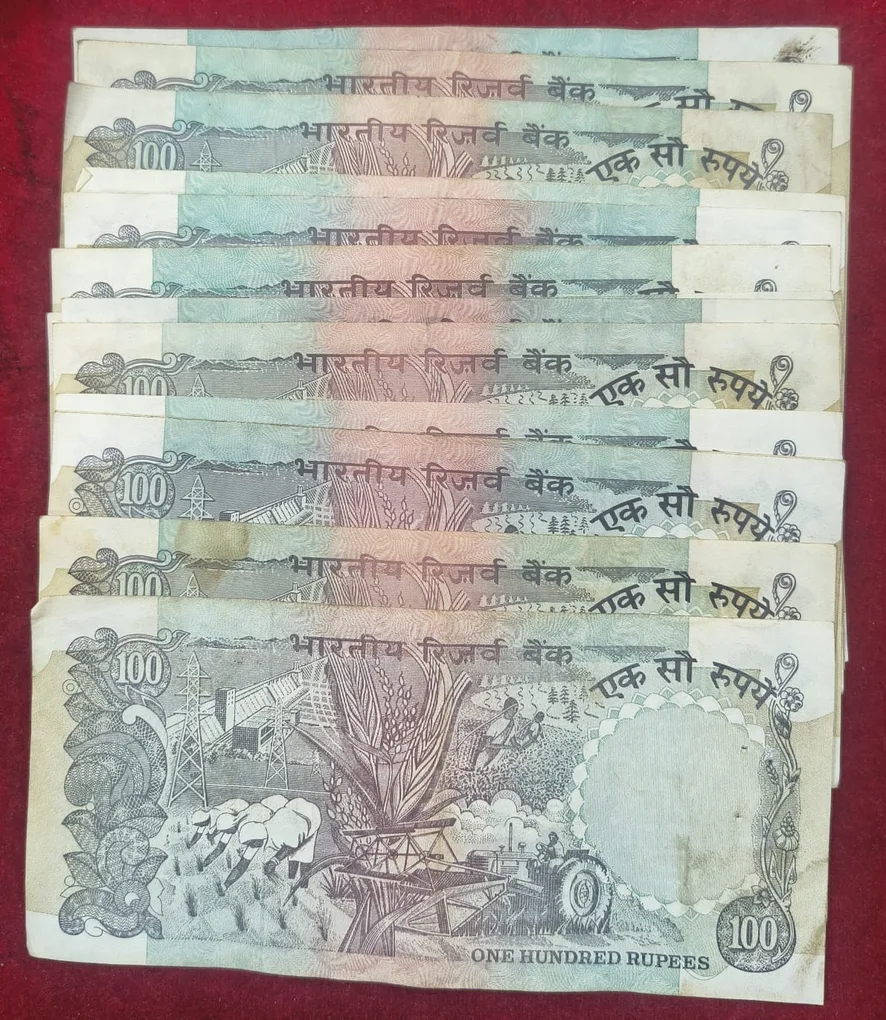 14 ( PEC LOTT) MIX Governor 100 Rupees Old Issue Rare Note