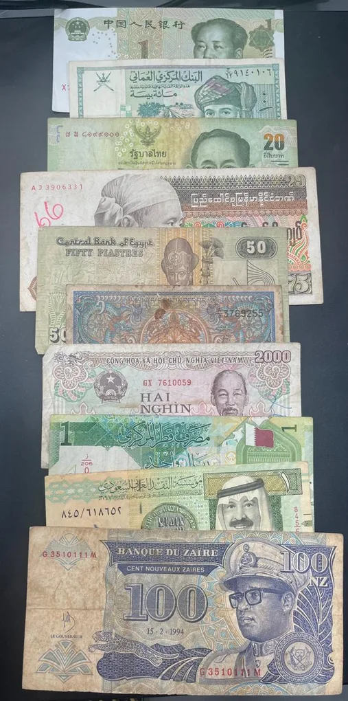 10 Different World Note Rare ( 10 PCE LOTT )