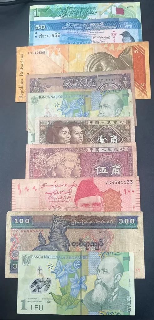 10 Different World Note Rare ( 10 PCE LOTT )