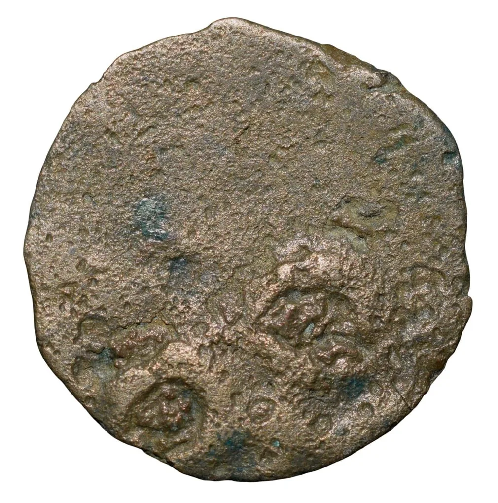 Potin Coin of Yajna Satakarni (1st Cen.BC) of Satavahana Dynasty Elephant Type Banavasi Region