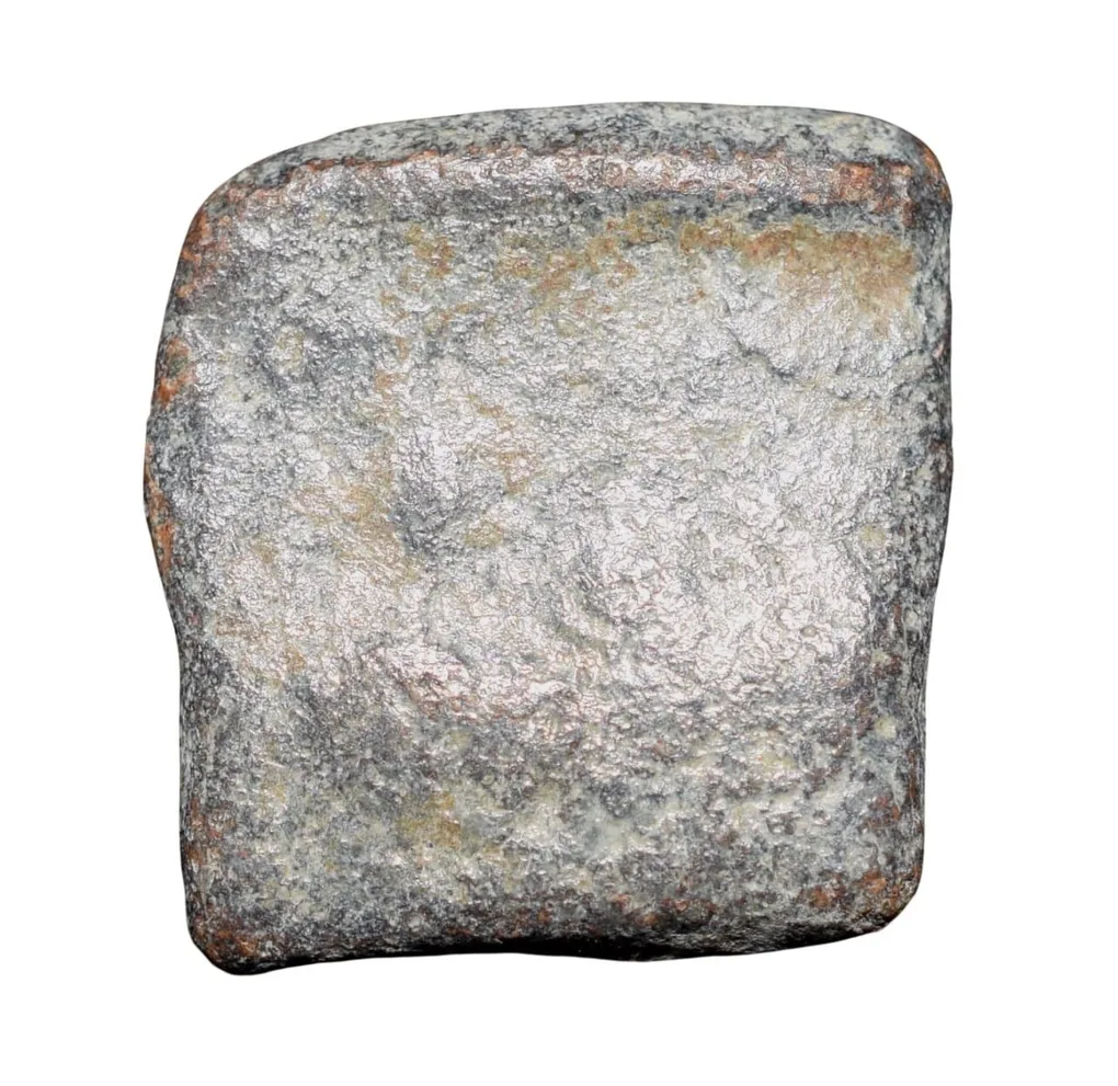 Lead Coin of Western Kshatrapa - Rudrasena III? (3rd Cen. AD) with Bull facing right/3-Arched Hill Rare