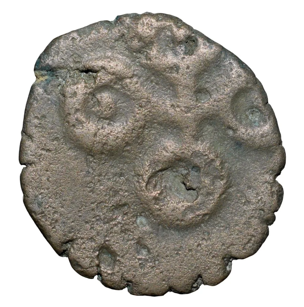 Potin Coin of Satakarni of Satavahana Dynasty (1st Cen. BC) from Banavasi Region